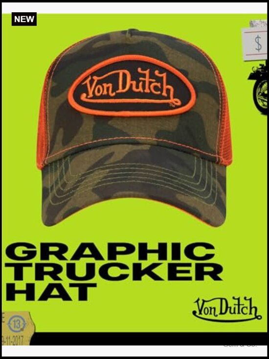 Trucker Hat - Curved Bill Mesh Back Retro Snapback Baseball Cap Unisex Dick in White Black on Black Curved Bill Hat Adult Mesh  main image 4